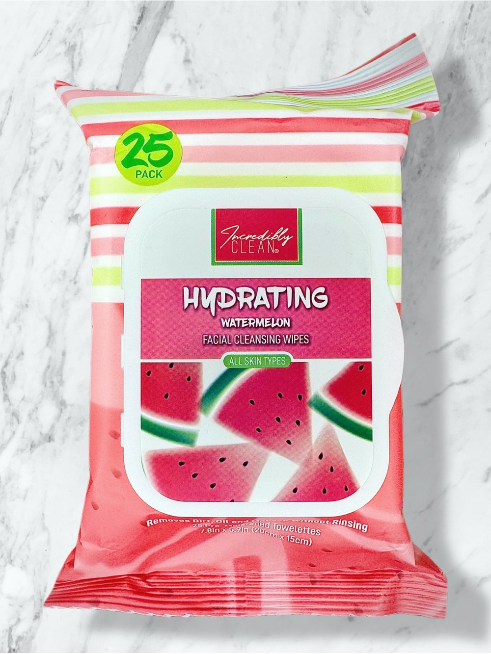 Hydrating Watermelon Facial Cleansing Wipes